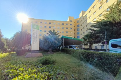 Antigua entrada principal del hospital