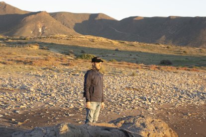 Juan Francisco Viruega, en una de las localizaciones del filme.