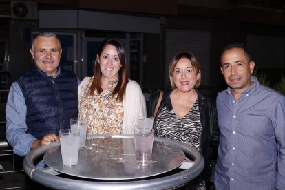 juan, Ana, Mª Ángeles y Fernando disfrutan de las fiestas