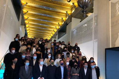 Foto de familia antes de comenzar la presentación de Fical 2021.