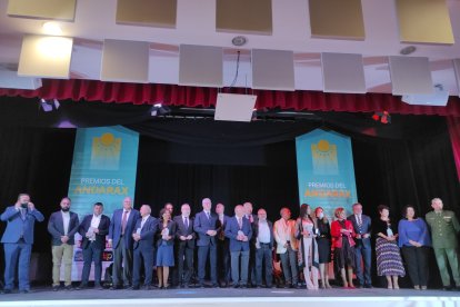 Foto de familia tras la gala de los Premios Andarax.