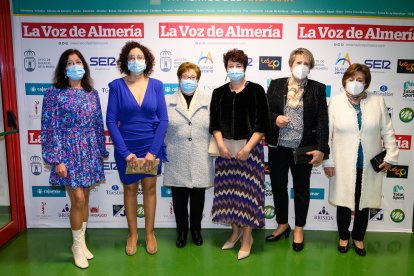 La Asociación Nuevos Horizontes de Canjáyar no faltó a la cita, en la que recibió el premio de asociacionismo en esta décima edición de los Premios de la comarca del Andarax.