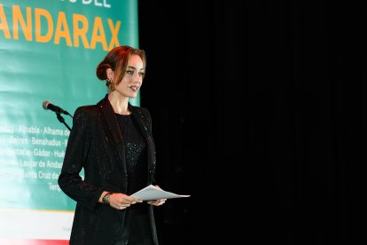 Ana Márquez, vestida de J González fue la presentadora de la décima edición de los Premios del Andarax.