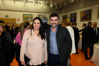 Diego González, de Hortagourmet, y Susana Aparicio, de Fiñaoliva, en los Premios del Andarax.