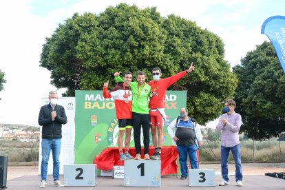 El podio de la carrera.