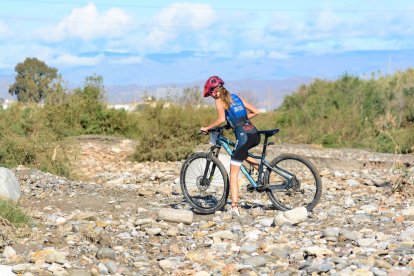 Recorrido de 20 kilómetros en bicicleta de montaña.