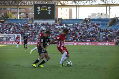 Fidel en una jugada del partido.