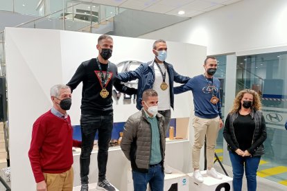 Senior Masculino: Nico Mercader, Víctor María López Villafranca y Juan Francisco Torres Reguena.