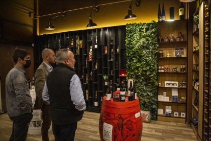 Muestra de vinos de la empresa
