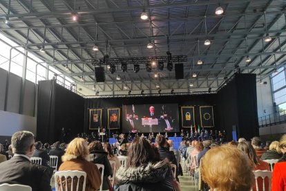 Intervención de José Luis Martínez en la Ciudad Deportiva de los Juegos Moriscos de Purchena.