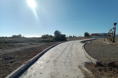 Situación de los trabajos en la zona más cercana a la gasolinera