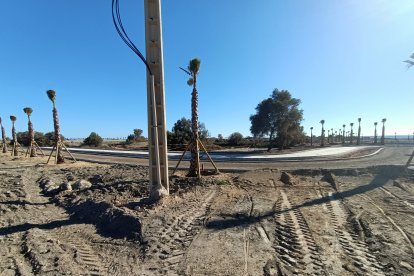 Vista general de una parte de la obra en marcha