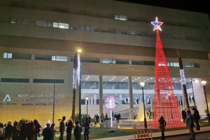 Acceso al Hospital Universitario de Torrecárdenas.
