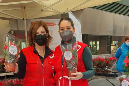 Voluntarios de Cruz Roja durante la campaña del Pascuero.