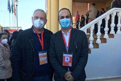 Antonio Fernández Liria y José Luis Amérigo, alcaldes de Cuevas y Carboneras.