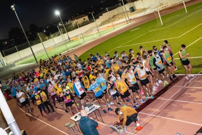 Los participantes antes del pistoletazo de salida