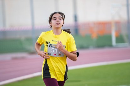 La dorsal 511 disfruta del evento deportivo