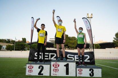 Joseph David Linthorst ganador en la categoría Sub14, seguido de Adam Kaoua y Álvaro Belzunces Mateo