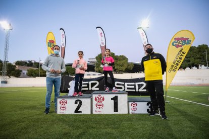 Las ganadoras femeninas en la categoría Sub 10