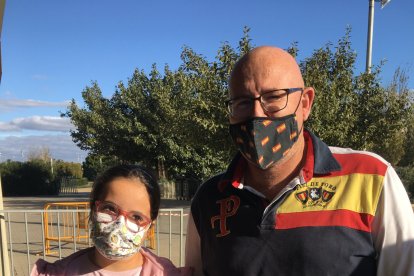 Araida Aparicio y su padre, Manuel Aparicio.