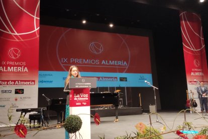 Laura Martínez, presidenta del grupo La Voz de Almería.