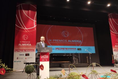 Ramón Fernández-Pacheco, alcalde de Almería, cierra con su discurso la gala de los IX Premios Almería.