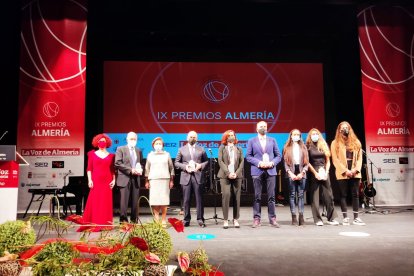 Los galardonados en esta edición de los Premios Almería.