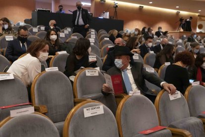 Distanciamiento social y mascarilla para mantener la seguridad durante toda la gala.