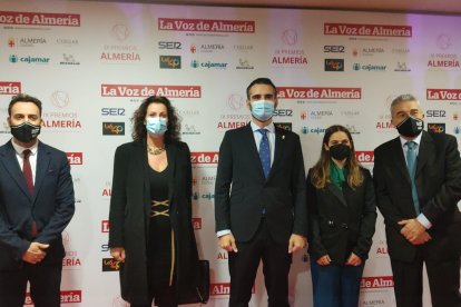 Ricardo Céspedes, María Vázquez, Ramón Fernández-Pacheco, Laura Martínez y Juan Fernández-Aguilar.