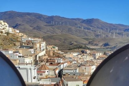 Una de las vistas desde la torre del campanario.