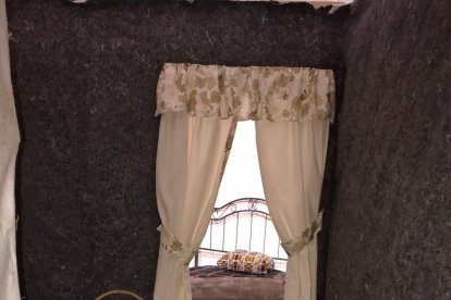 Una de las viviendas vista desde dentro