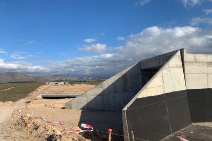 Obras entre Sorbas y Níjar.