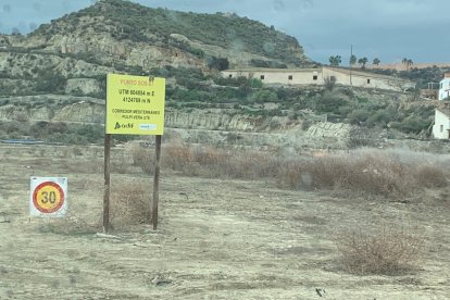 Cartel en el tramo Pulpí-Vera.
