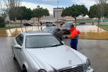 Autocovid del Palacio de los Juegos Mediterráneos.