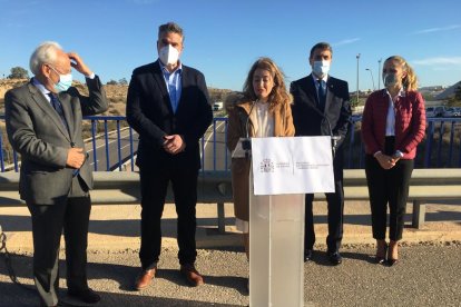 Primera visita a Almería de la ministra.