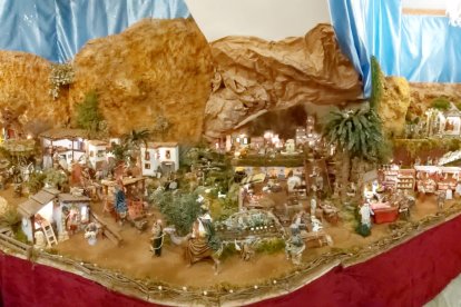 El Belén recrea diferentes entornos y ambientes.