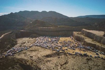 Espectacular imagen tomada por vecinos de Sorbas.