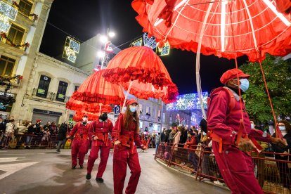 Los llamativos espectáculos, protagonistas de la Cabalgata.