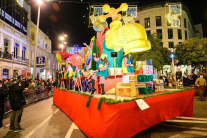 La Puerta de Purchena fue uno de los puntos del recorrido de la Cabalgata de Reyes.