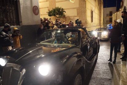 Misa de los Reyes Magos en la Iglesia de Abla y llegada al pueblo en Rolls Royce.