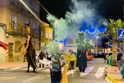 Imagen de la visita de Sus Majestades a Benahadux.