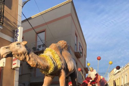 Pasando por las calles de Tabernas.
