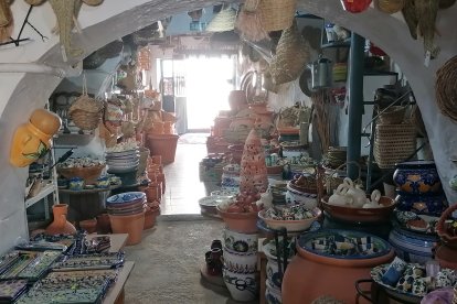 Imagen de una parte de la tienda.