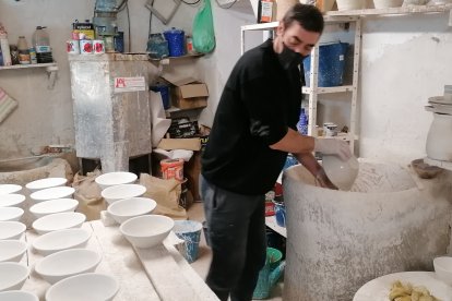 Proceso de esmaltado.