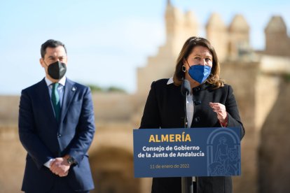 Carmen Crespo, consejera de Agricultura, Ganadería, Pesca y Desarrollo Sostenible, en rueda de prensa. ra, en rueda de prensa.