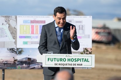 Intervención de Juanma Moreno.