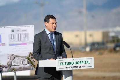 Intervención de Juanma Moreno.