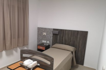 Habitaciones especializadas para los pacientes afectados, ubicadas al lado de la enfermería