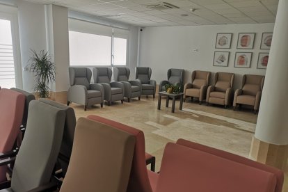 Una de las salas de descanso de los usuarios