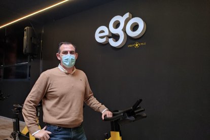 En una de las salas del centro deportivo.